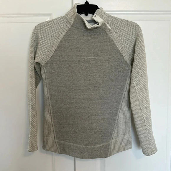 WOMEN'S PRANA | BRANDIE WOOL BLEND SWEATER | Gray | Size S - Picture 7 of 7